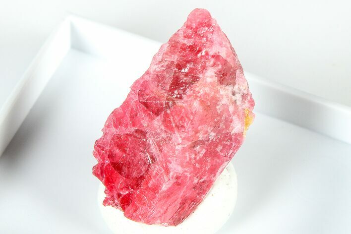 Striking Cherry-Red Rhodonite Specimen - Brazil #379790